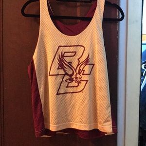 Mesh athletic tank top Boston College